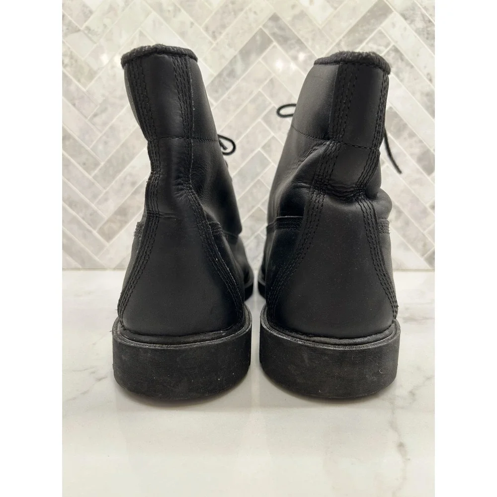 Timberland Premium 6 Inch Waterproof Boots‎ Men's 10.5 Black Leather Lace Up